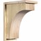 Ekena Millwork Huntington Rough Sawn Corbel w/Backplate, Douglas Fir, 8"W x 14"D x 18"H COR08X14X18HUN01RDF - alternate 1
